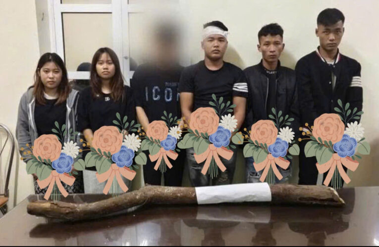 Bắt giữ 6 đối tượng trong đó 1 đối tượng quê Sơn Đông, Phú Thọ mang hungkhi’ đa’nh nhau, gây rối trật tự công cộng