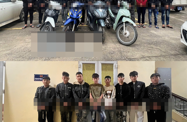 Công an xã Bình Nguyên xử lý với nhóm thanh thiếu niên sử dụng hungkhi’ gây rô’i an ninh trật tự