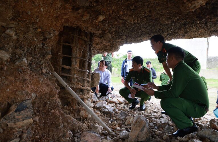 Công an tỉnh Phú Thọ thông báo tình hình liên quan đến cầu Sông Lô