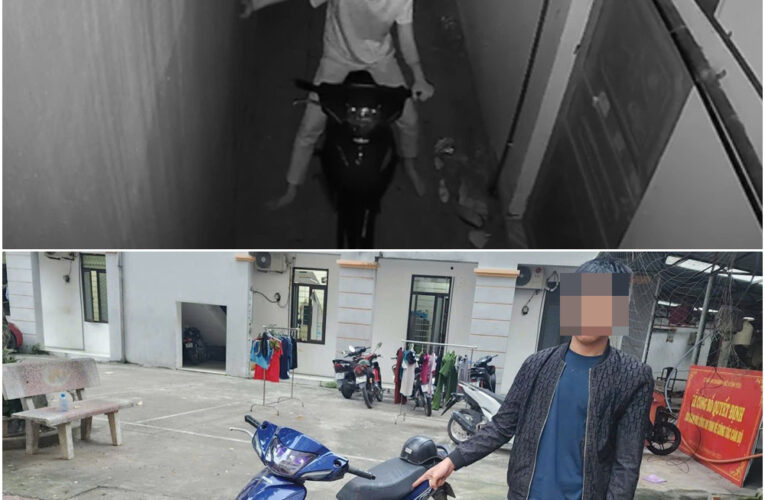 Công an phường Vĩnh Phúc làm rõ thanh niên 2k10 tr:ộm xe ở phòng trọ