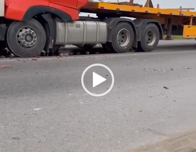 Toàn cảnh hiện trường vụ TN tại ngã 4 Phú Xuân, Bình Xuyên