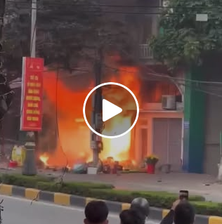VIDEO TOÀN CẢNH: Vụ cha’y tại T50, Vĩnh Yên
